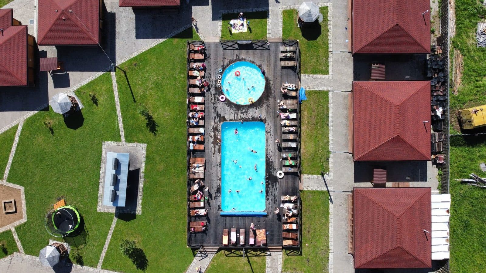 Vakantiepark met sanitairvoorzieningen
